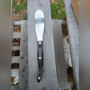 Cutco 1768 KJ Serrated Spreader Spatula Knife Classic Dark Brown Handle 5" Blade